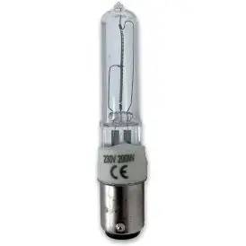 64499 200W 230V BA15d (svarer til Halolux Osram 64499) - Halogenpærer