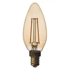 LED KERTE ANTIQUE 3W E14 210LM 2200K - Kerte E14 LED pærer