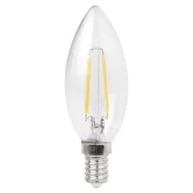 LED KERTE KLAR 2W E14 250LM 2700K - Kerte E14 LED pærer