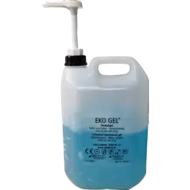 EKO GEL Ultralydsgel 5 liter, Blå, Hård Dunk - Ultralyd & Gel