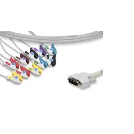 Nihon Kohden, 10-led, klemmer - Kabler