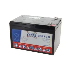 CTM bly gel batteri CTL12-12L - Gel Blybatterier