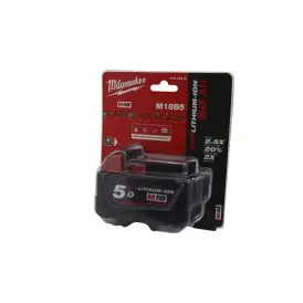 Originalt Li Ion batteri til Milwaukee M18B5 - Batterier til Elværktøj
