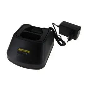 1-bay oplader passer til Icom IC-F3GTS, GS, F4GT, GS, IC-F11, 11S, 21, 21S - Opladere til To-vejs radioer (+ biloplader)