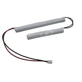 NiMH batteripakke nødlys - 4/3A-størrelse - 6 Volt
