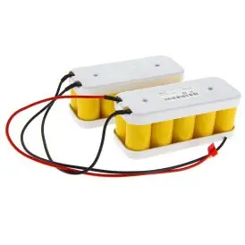 NiCd batteripakke velegnet til SHE med 30 cm kabeludtag på den ene side og halv skal - Batterier til Diverse apparater