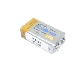 NiMH 9 Volt-blok - Batterier til NiMH-celler