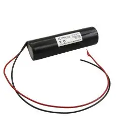 NC batteripakke nødlys - D-størrelse - 2.4 Volt