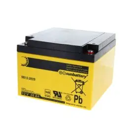 SUN bly-fleece batteri (AGM) SB12-26V0 - AGM Blybatterier