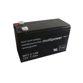 Multipower bly-syre batteri MP7,2-12B  - BLYBATTERIER