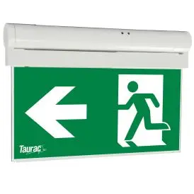 TAURAC Plex Portland Plus Line LED flugtskiltarmatur 3W/ 3h - Flugtvejs- og redningsskilte