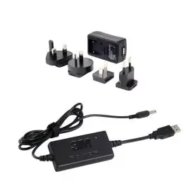 3M Peltor 230V/USB ladesæt til ACK053 batteri FR08/09 - Opladere til Diverse apparater
