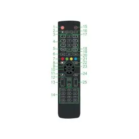 Original fjernbetjening til VIVITEK XX5040008800 - VIVITEK