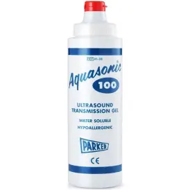 Parker Aquasonic 100 Ultralydsgel, Blå, 250ml m. doseringstuds - Ultralyd & Gel