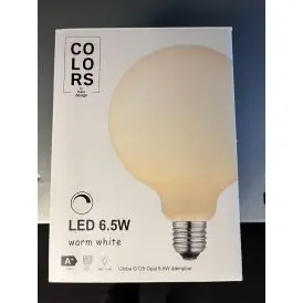 HALO DESIGN LED GLOBE 6,5W VARM-HVID PÆRE, E27 380LM 2200K G125 DÆMPBAR - DEALS