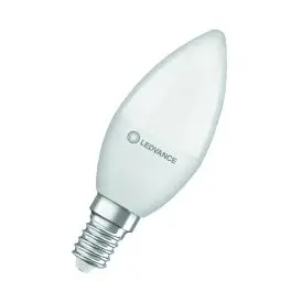 Ledvance E14 LED Pære Classic B 40 S 4.9W 927 Frosted E14 2700K 470lm 200° IP20 - Kerte E14 LED pærer