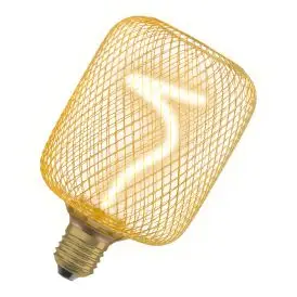 Ledvance Dekorativ Lampe DECOR LED SPIRAL FILAMENT SQUARE 100 18 GOLD DIM 3.5W 818 E27 1800K 170lm 320° IP20 dæmpbar - Andre dekorative E27 LED pærer
