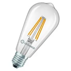 Ledvance E27 LED Pære Classic Edison 60 Filament Energy Efficiency Class A S 3.8W 827 Clear E27 2700K 806lm 300° IP20 - Edison E27 LED pærer