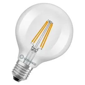 Ledvance E27 LED Pære Classic Globe 95 60 Filament Energy Efficiency Class A S 3.8W 840 Clear E27 4000K 806lm 300° IP20 - G80 og G95 globe E27 LED pærer