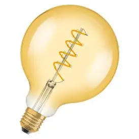Ledvance E27 LED Pære Vintage 1906 Globe 28 Filament DIM 4W 820 Gold E27 2000K 300lm IP20 dæmpbar - G80 og G95 globe E27 LED pærer