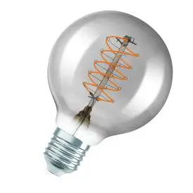 Ledvance E27 LED Pære Vintage 1906 Globe 80 30 Filament DIM 7.8W 818 Smoke E27 1800K 360lm 320° IP20 dæmpbar - G80 og G95 globe E27 LED pærer