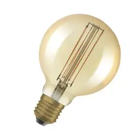 Ledvance E27 LED Pære Vintage 1906 Globe 95 40 Filament DIM 5.8W 822 Gold E27 2200K 470lm 320° IP20 dæmpbar - G80 og G95 globe E27 LED pærer