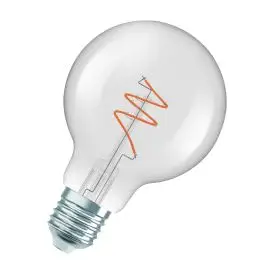 Ledvance E27 LED Pære Vintage 1906 Globe 80 40 Spiral Filament DIM 4.6W 927 Clear E27 2700K 470lm 300° IP20 dæmpbar - G80 og G95 globe E27 LED pærer