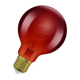 Ledvance E27 LED Pære Vintage 1906 Globe 80 5 Spiral Filament DIM 3W 618 Copper E27 1800K 45lm 300° IP20 dæmpbar - G80 og G95 globe E27 LED pærer