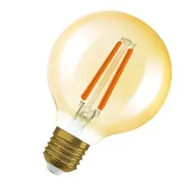 Ledvance E27 LED Pære Vintage 1906 Globe 80 60 Filament DIM 7.2W 824 Gold E27 2400K 806lm 300° IP20 dæmpbar - G80 og G95 globe E27 LED pærer
