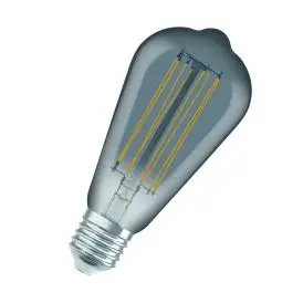 Ledvance E27 LED Pære Vintage 1906 Edison 42 Filament DIM 11W 818 Smoke E27 1800K 500lm 320° IP20 dæmpbar - Edison E27 LED pærer
