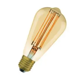 Ledvance E27 LED Pære Vintage 1906 Edison 60 Filament DIM 8.8W 822 Gold E27 2200K 806lm 320° IP20 dæmpbar - Edison E27 LED pærer