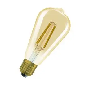 Ledvance E27 LED Pære Vintage 1906 Edison 60 Filament DIM 7.2W 824 Gold E27 2400K 806lm 300° IP20 dæmpbar - Edison E27 LED pærer