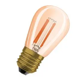 Ledvance E27 LED Pære Vintage 1906 Mini Edison ST 45 33 Filament DIM 4.8W 822 Gold E27 2200K 360lm 320° IP20 dæmpbar - Edison E27 LED pærer