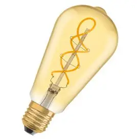 Ledvance E27 LED Pære Vintage 1906 Edison 28 Filament 4W 820 Gold E27 2000K 300lm IP20 - Edison E27 LED pærer