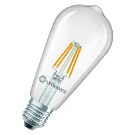 Ledvance E27 LED Pære Classic Edison 40 Filament P 3.4W 827 Clear E27 2700K 470lm 300° IP20 - Edison E27 LED pærer