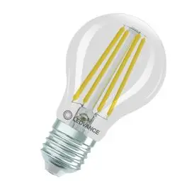 Ledvance E27 LED Pære Classic A 75 Filament Energy Efficiency Class A S 5W 830 Clear E27 3000K 1055lm 320° IP20 - Filament standard E27 LED pærer