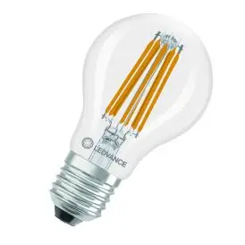 Ledvance E27 LED Pære Classic A 75 Filament DIM Energy Efficiency Class A S 5W 827 Clear E27 2700K 1055lm 300° IP20 dæmpbar - Filament standard E27 LED pærer