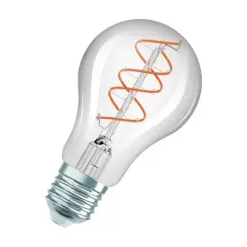 Ledvance E27 LED Pære Vintage 1906 Classic A 60 Spiral Filament DIM 8W 922 Clear E27 2200K 806lm 300° IP20 dæmpbar - Edison E27 LED pærer