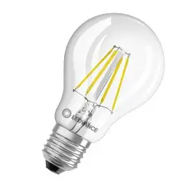 Ledvance E27 LED Pære Classic A 40 Filament P 4W 840 Clear E27 4000K 470lm 300° IP20 - E27 LED pærer