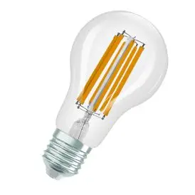 Ledvance E27 LED Pære Classic A 150 Filament V 17W 830 Clear E27 3000K 2452lm 320° IP20 - E27 LED pærer