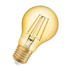 Ledvance E27 LED Pære Vintage 1906 Classic A 35 Filament 4W 824 Gold E27 2400K 410lm 300° IP20 - Edison E27 LED pærer