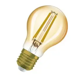 Ledvance E27 LED Pære Vintage 1906 Classic A 50 Filament 6.5W 824 Gold E27 2400K 650lm 300° IP20 - Edison E27 LED pærer