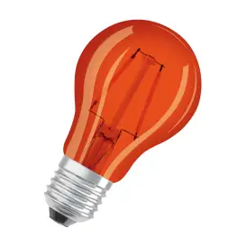 Ledvance E27 LED Pære Star Classic A 15 Decor 2.5W 515 Orange E27 1500K 160lm 300° IP20 - Andre dekorative E27 LED pærer