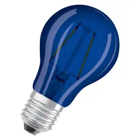 Ledvance E27 LED Pære Star Classic A 4 Decor 2.5W 190 Blue E27 9000K 10lm 300° IP20 - Andre dekorative E27 LED pærer