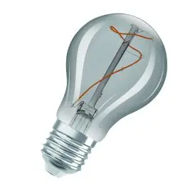 Ledvance E27 LED Pære Vintage 1906 Classic A 10 Filament 3.4W 818 Smoke E27 1800K 100lm 320° IP20 - Edison E27 LED pærer