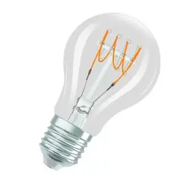 Ledvance E27 LED Pære Vintage 1906 Classic A 40 Filament DIM 4.8W 827 Clear E27 2700K 470lm 320° IP20 dæmpbar - Edison E27 LED pærer