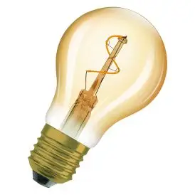 Ledvance E27 LED Pære Vintage 1906 Classic A Spiral Filament 1.8W 822 Gold E27 2200K 30lm 320° IP20 - Edison E27 LED pærer