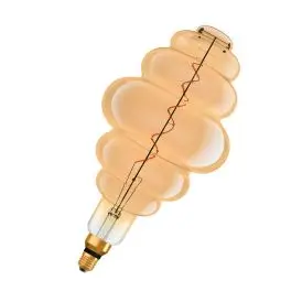 Ledvance E27 LED Pære Vintage 1906 NEST 33 Filament DIM 4.8W 822 Gold E27 2200K 360lm 320° IP20 dæmpbar - Edison E27 LED pærer