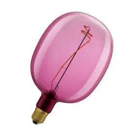 Ledvance E27 LED Pære Vintage 1906 Ballon 15 Filament DIM 4.5W 816 Pink E27 1600K 220lm 320° IP20 dæmpbar - Edison E27 LED pærer
