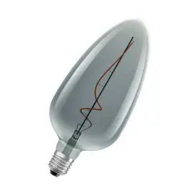 Ledvance E27 LED Pære Vintage 1906 Classic C 125 15 Filament DIM 4W 818 Smoke E27 1800K 140lm 300° IP20 dæmpbar - Edison E27 LED pærer